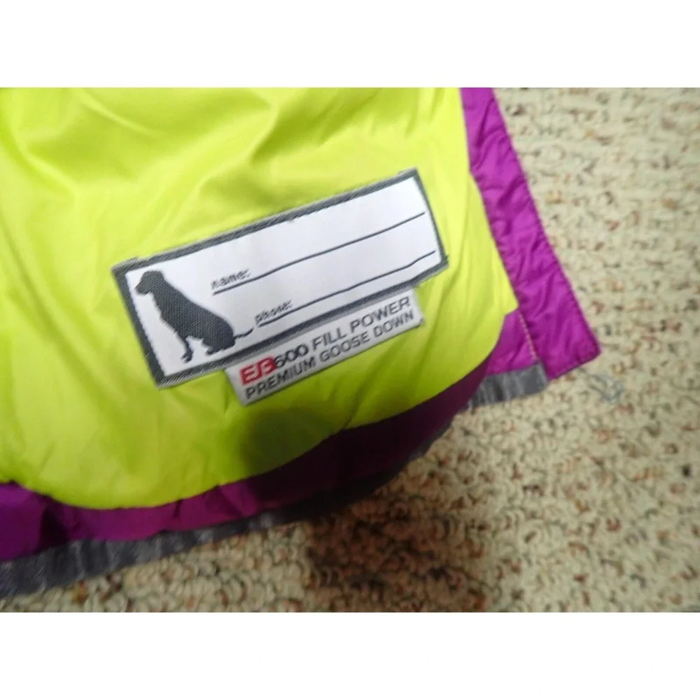 Eddie Bauer First‎ Ascent Puffer Vest Girls XL Purple Excellent 600 Down Quilted